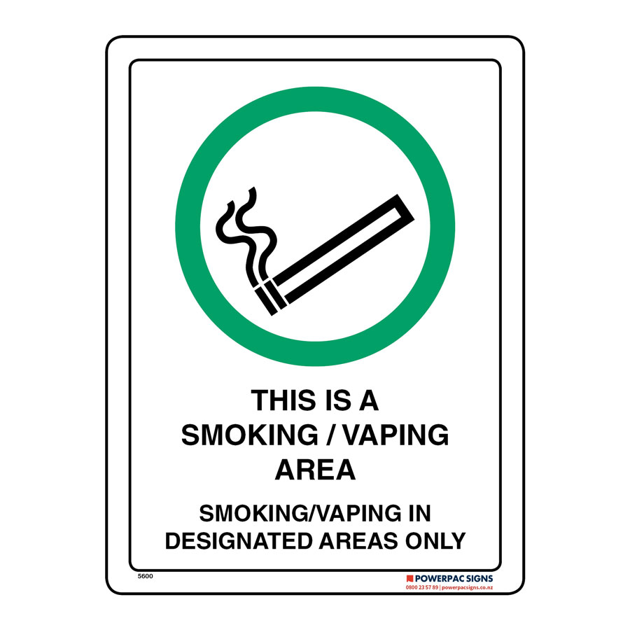 This Is A Smoking Vaping Area Smoking Vaping In Designated Areas Only